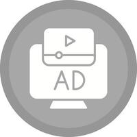 Ad Icon Design vector