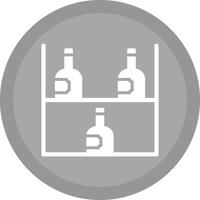Wine Rack Icon Design vector