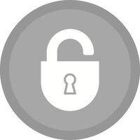 Open Lock Icon Design vector