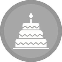 Cake Topper Icon Design vector
