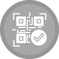 Barcode Verification Icon Design vector