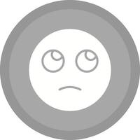 Face with Rolling Eyes Icon Design vector