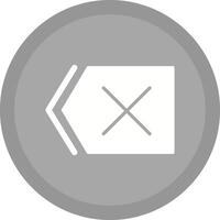 Delete Icon Design vector