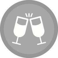 Wine Cheers Icon Design vector