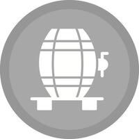 Wine Cask Icon Design vector