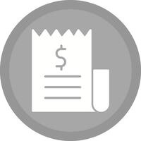Bill Icon Design vector