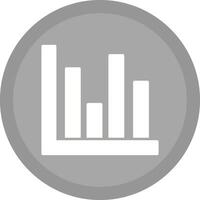 Bar Chart Icon Design vector