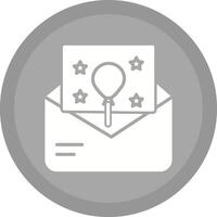 Party Invitation Icon Design vector