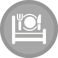 Breakfast in Bed Icon Design vector