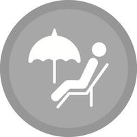 Relaxing Day Icon Design vector