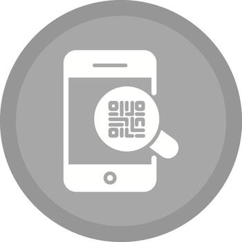 qr código autenticación icono diseño vector