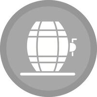 Wine Barrel Rack Icon Design vector