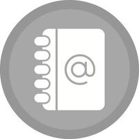 Address Book Icon Design vector