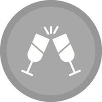 Champagne Toast Icon Design vector