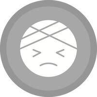 Face with Head-Bandage Icon Design vector