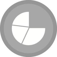 Pie Chart Icon Design vector