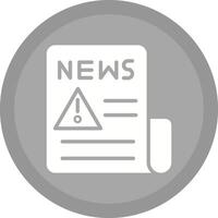 News Alert Icon Design vector