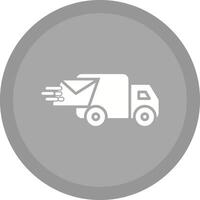 Mail Truck Icon Design vector
