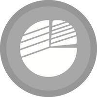 Pie Chart Icon Design vector