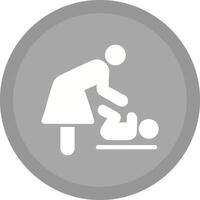 Changing Table Icon Design vector