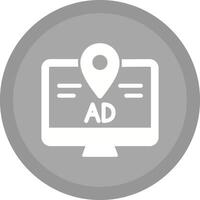 Ad Tracking Icon Design vector