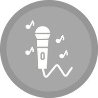 Karaoke Icon Design vector