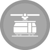 Tram Car Icon Design vector