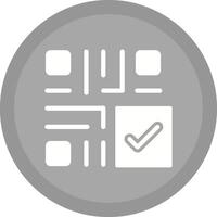 QR Code Checkout Icon Design vector