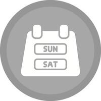 Weekend Getaway Icon Design vector