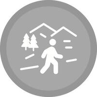 Nature Walk Icon Design vector