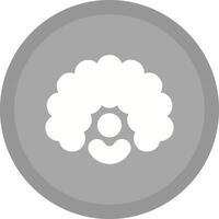 Clown Wig Icon Design vector