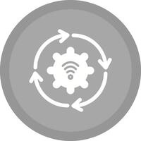 Automated Process Icon Design vector