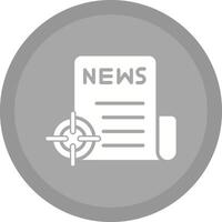 News Scoop Icon Design vector