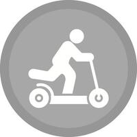 Kick Scooter Icon Design vector