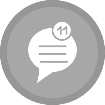 Unread Message Icon Design vector