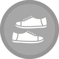 Toddler Shoes Icon Design vector