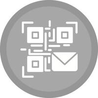 QR Code Email Icon Design vector