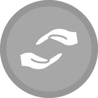 Supportive Hand Icon Design vector