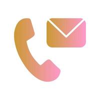 Contact Us Icon Design vector