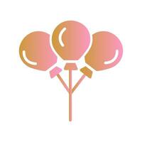 Balloons Icon Design vector