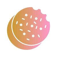 Baking Cookies Icon Design vector