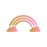 Rainbow Icon Design vector