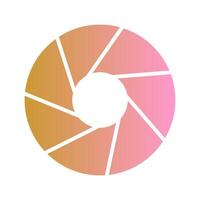 Aperture Artifacts Icon Design vector