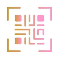 QR Code Generator Icon Design vector