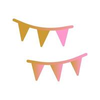 Streamers Icon Design vector