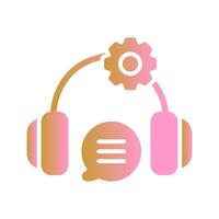Technical Support Icon Design vector