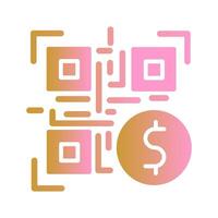 QR Code Payment Icon Design vector