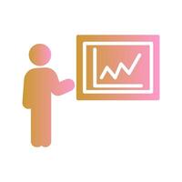 Presentation Icon Design vector