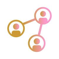 Social Network Icon Design vector