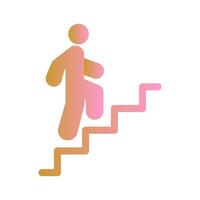Career Ladder Icon Design vector